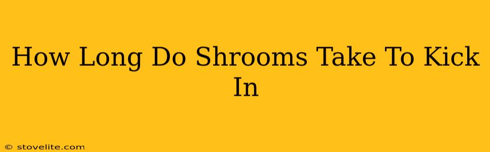 How Long Do Shrooms Take To Kick In