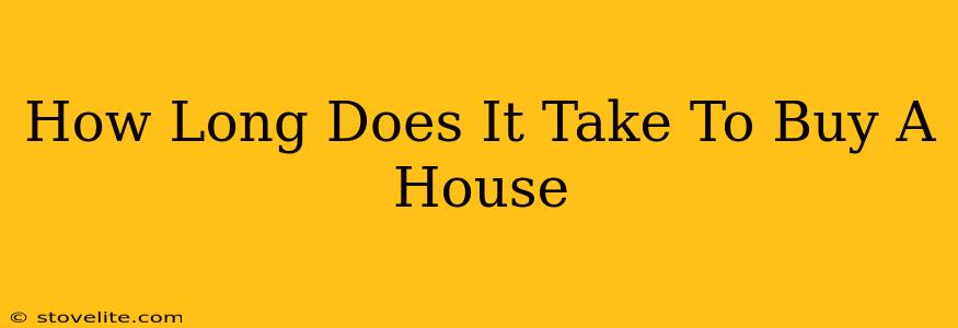 How Long Does It Take To Buy A House