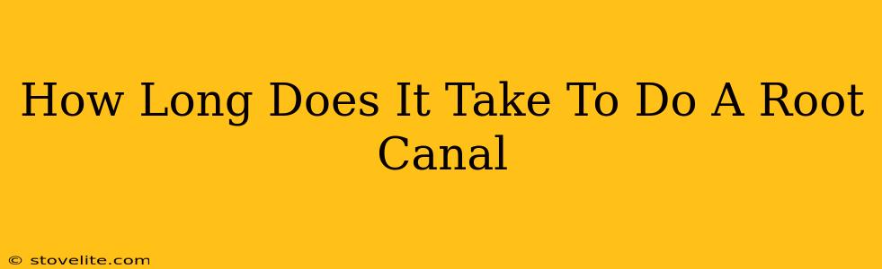 How Long Does It Take To Do A Root Canal