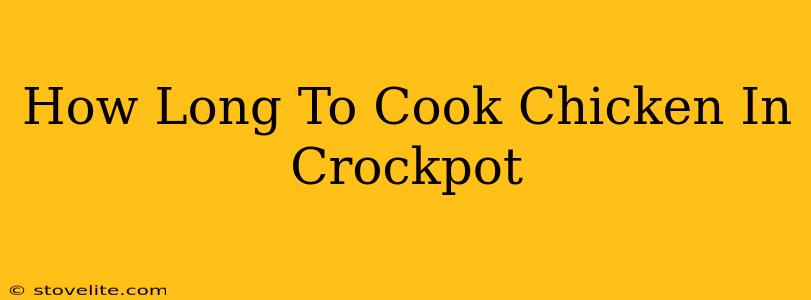 How Long To Cook Chicken In Crockpot