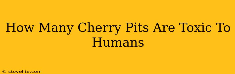 How Many Cherry Pits Are Toxic To Humans