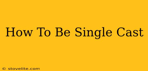 How To Be Single Cast