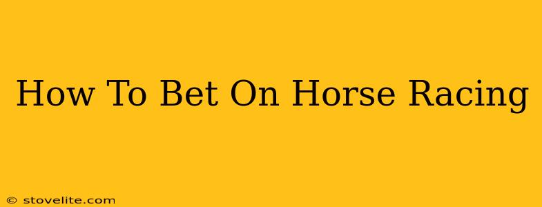 How To Bet On Horse Racing