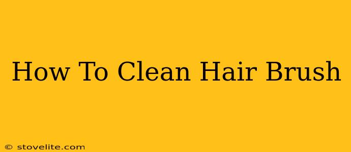 How To Clean Hair Brush