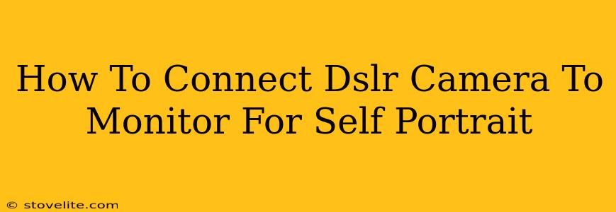 How To Connect Dslr Camera To Monitor For Self Portrait