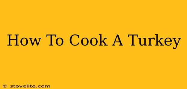 How To Cook A Turkey