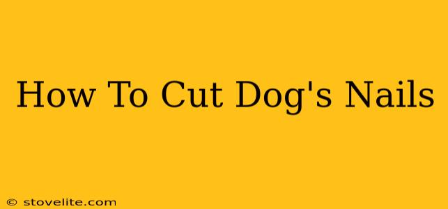 How To Cut Dog's Nails