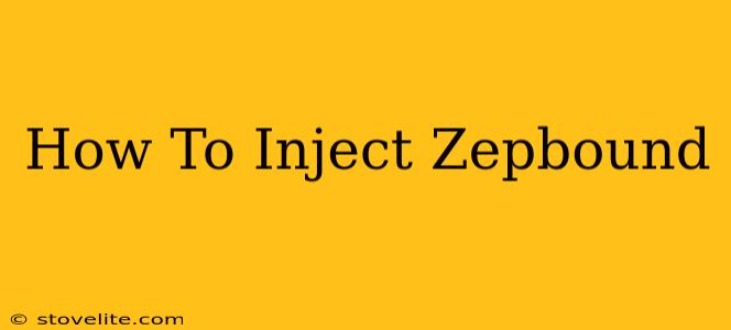 How To Inject Zepbound