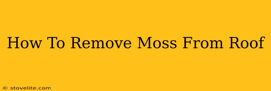 How To Remove Moss From Roof