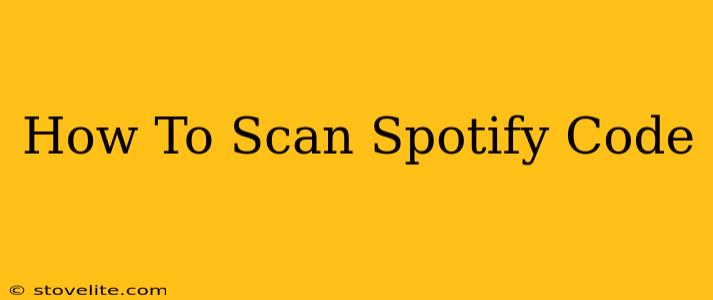 How To Scan Spotify Code