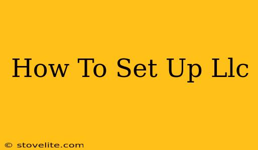 How To Set Up Llc