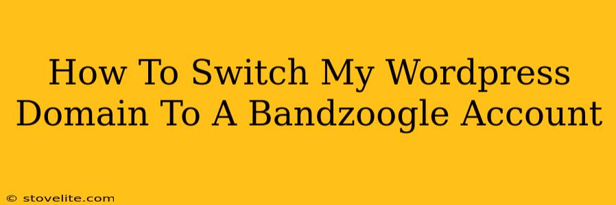 How To Switch My Wordpress Domain To A Bandzoogle Account