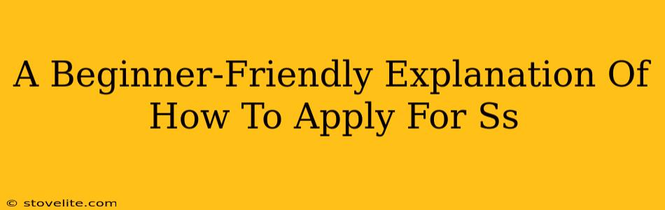 A Beginner-Friendly Explanation Of How To Apply For Ss