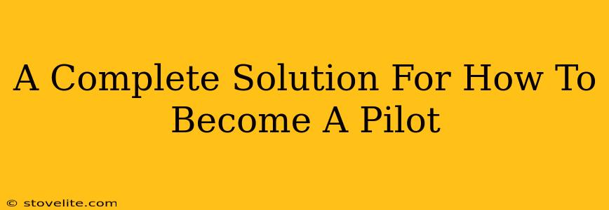 A Complete Solution For How To Become A Pilot