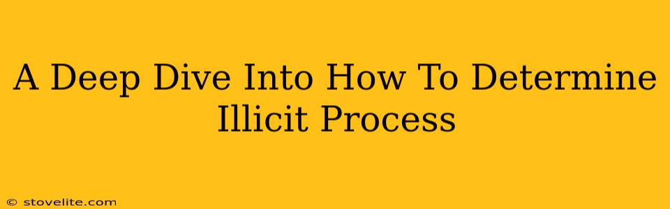 A Deep Dive Into How To Determine Illicit Process