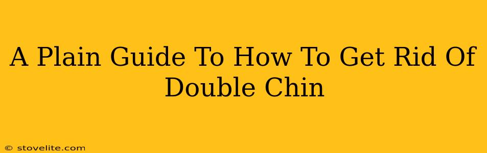 A Plain Guide To How To Get Rid Of Double Chin