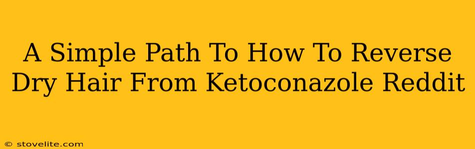 A Simple Path To How To Reverse Dry Hair From Ketoconazole Reddit