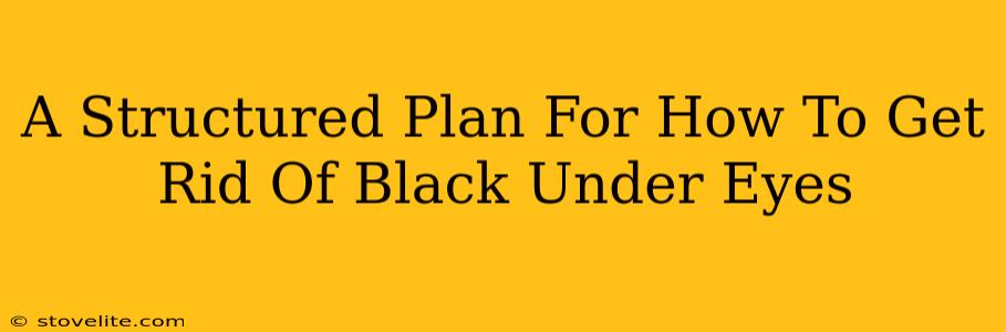 A Structured Plan For How To Get Rid Of Black Under Eyes