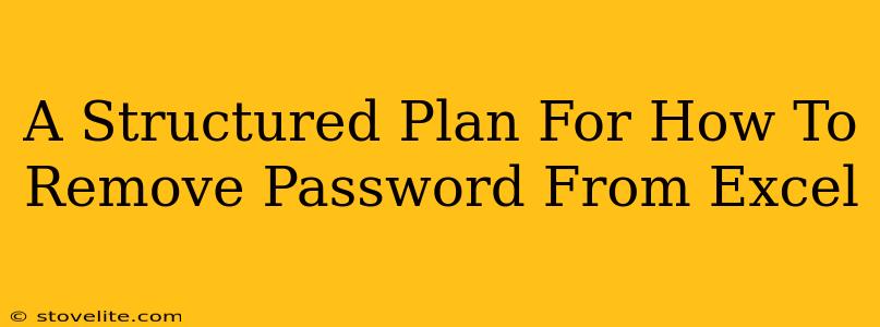 A Structured Plan For How To Remove Password From Excel