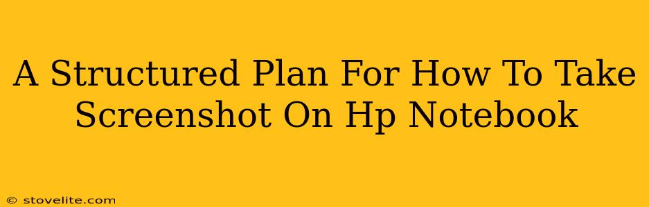 A Structured Plan For How To Take Screenshot On Hp Notebook