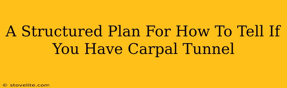 A Structured Plan For How To Tell If You Have Carpal Tunnel