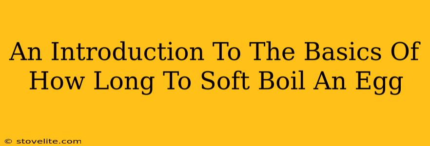 An Introduction To The Basics Of How Long To Soft Boil An Egg