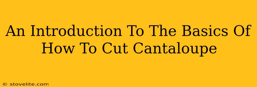 An Introduction To The Basics Of How To Cut Cantaloupe