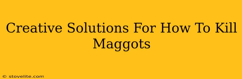 Creative Solutions For How To Kill Maggots