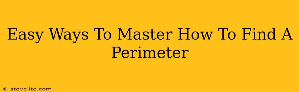 Easy Ways To Master How To Find A Perimeter