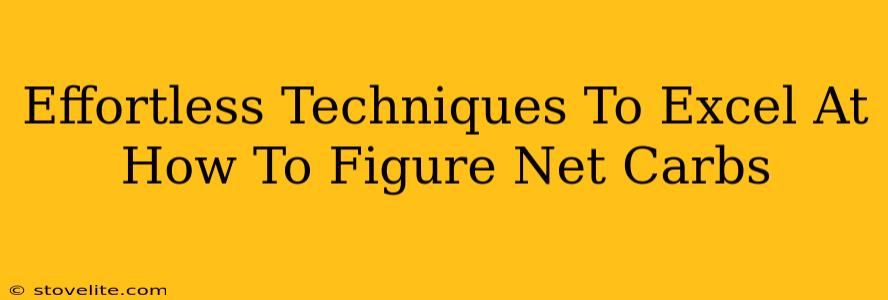 Effortless Techniques To Excel At How To Figure Net Carbs