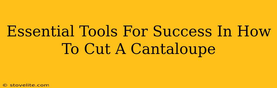 Essential Tools For Success In How To Cut A Cantaloupe