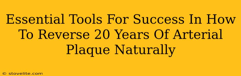 Essential Tools For Success In How To Reverse 20 Years Of Arterial Plaque Naturally