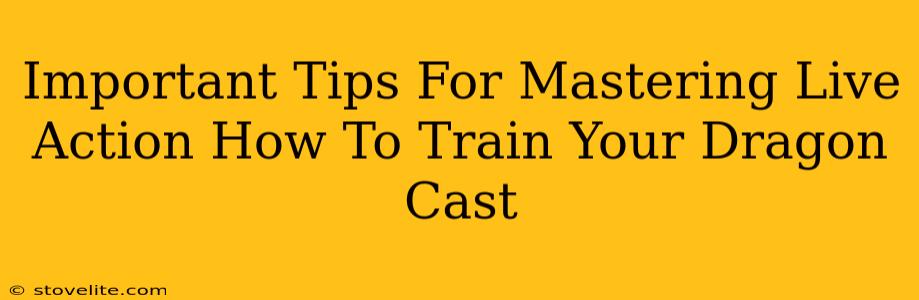 Important Tips For Mastering Live Action How To Train Your Dragon Cast