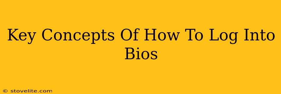 Key Concepts Of How To Log Into Bios