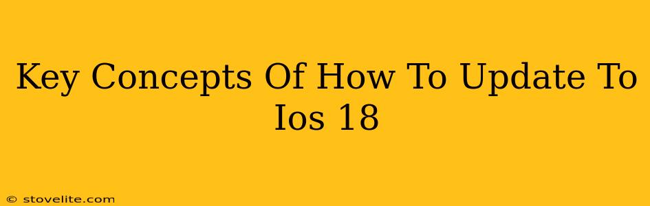 Key Concepts Of How To Update To Ios 18