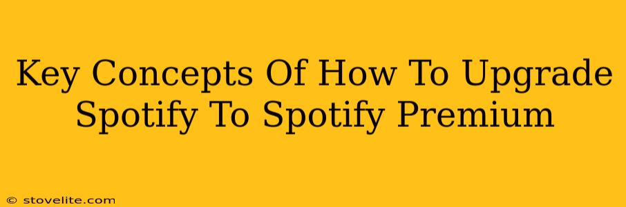 Key Concepts Of How To Upgrade Spotify To Spotify Premium