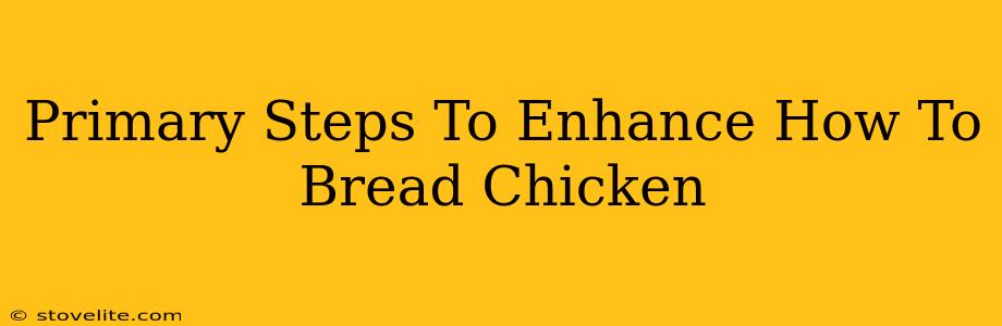 Primary Steps To Enhance How To Bread Chicken