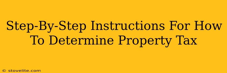 Step-By-Step Instructions For How To Determine Property Tax