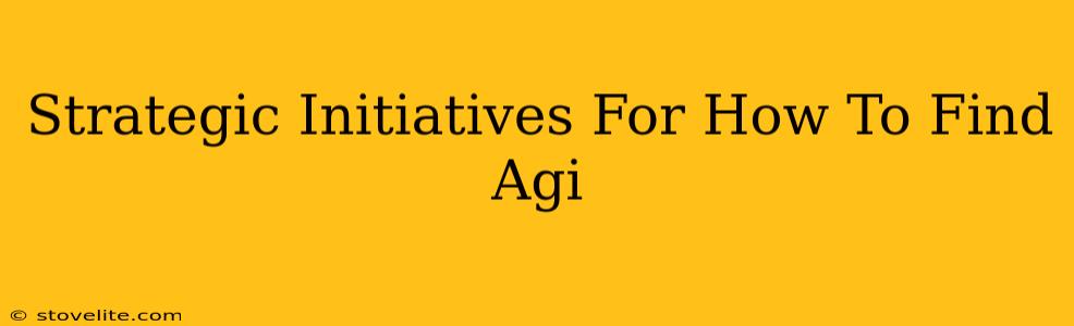 Strategic Initiatives For How To Find Agi