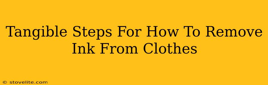 Tangible Steps For How To Remove Ink From Clothes