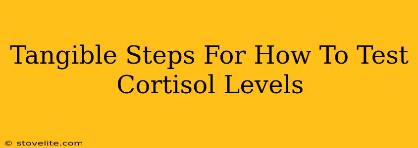 Tangible Steps For How To Test Cortisol Levels