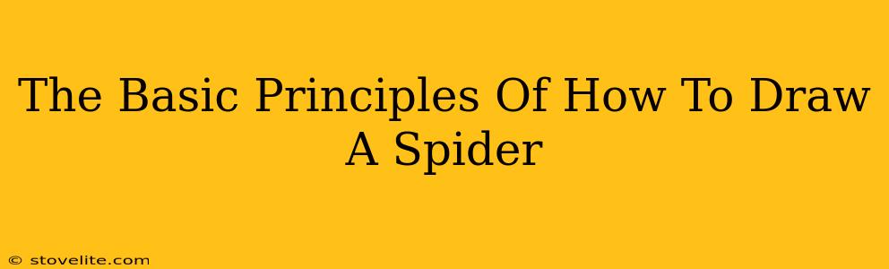 The Basic Principles Of How To Draw A Spider