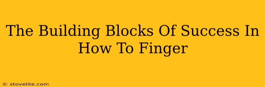 The Building Blocks Of Success In How To Finger