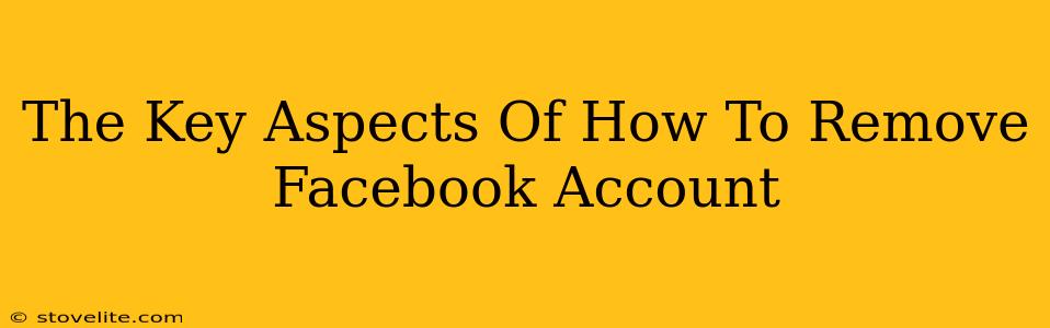 The Key Aspects Of How To Remove Facebook Account