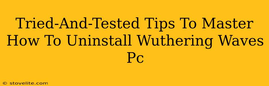 Tried-And-Tested Tips To Master How To Uninstall Wuthering Waves Pc